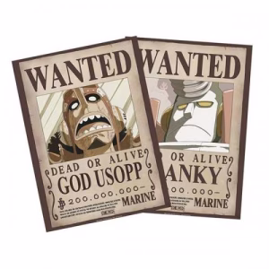 One Piece Set 2 Posters Chibi: Usopp & Franky 52x38cm