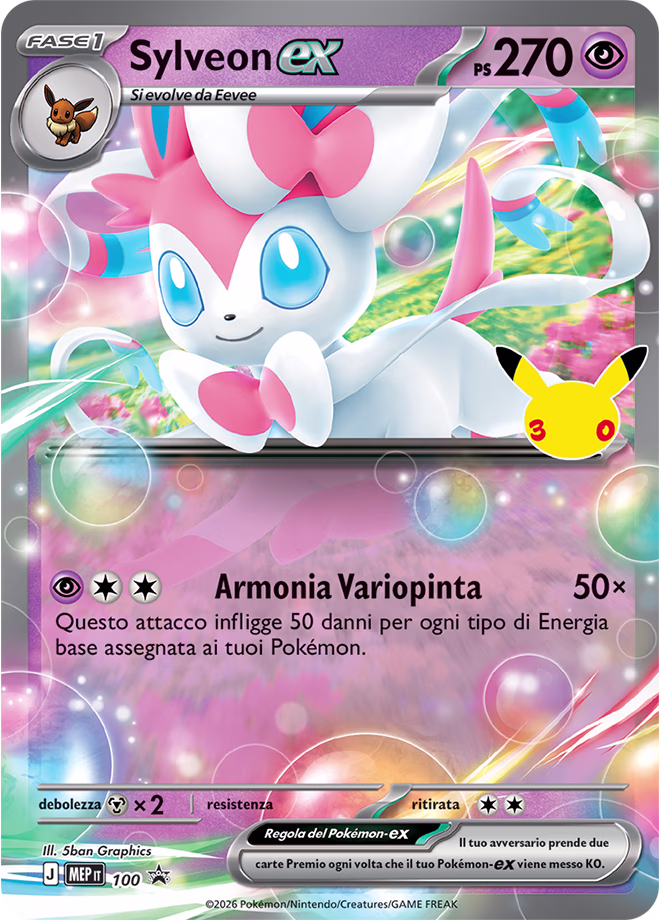 carta promozionale sylveon ex